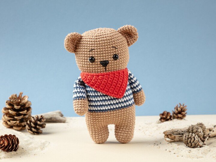 Crochet Pattern Teddy Bear Scholle