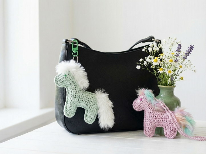 Enchanting Horse Keychain Crochet Pattern