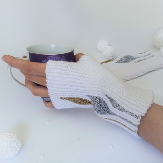 Fingerless Gloves. Crochet pattern
