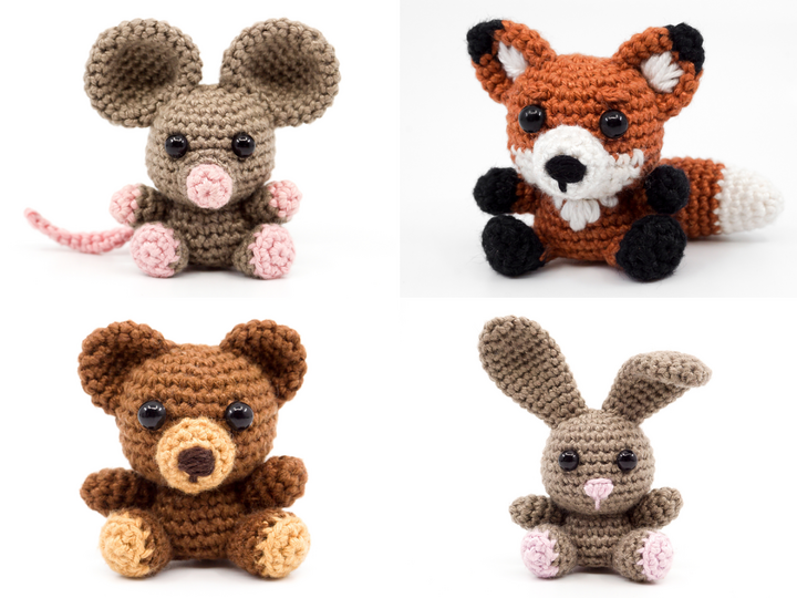Forest Animals PDF Crochet Pattern Bundle