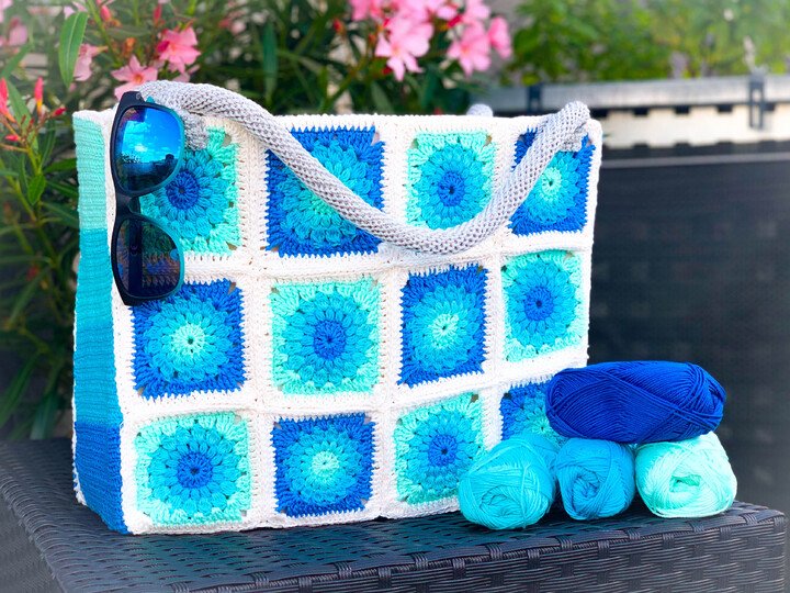 Granny bag summertime crochet patterns
