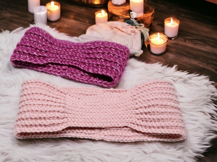 Headband in a knit look Crochet Pattern