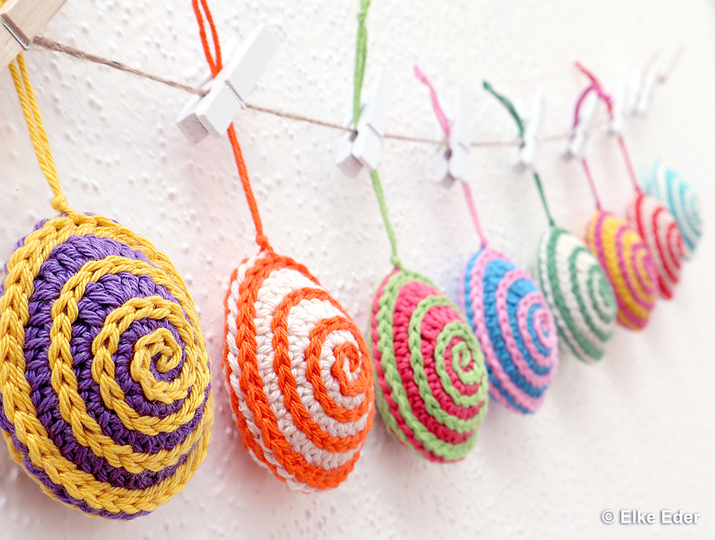 Modern Easter Egg Spirelli Colorful Easter Decoration