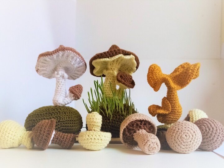 Mushrooms Crochet pattern