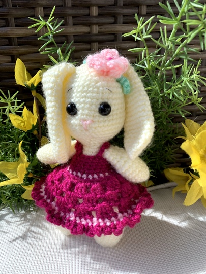 Pattern Amigurumi Easter Bunny Emma