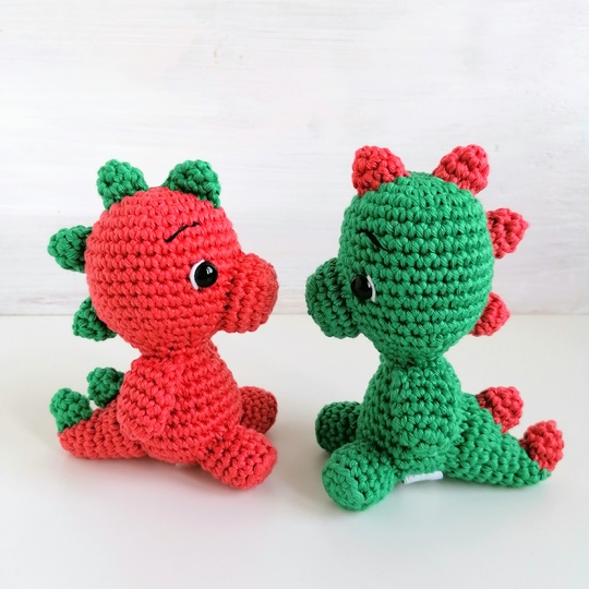 Pattern Amigurumi Lino the dino