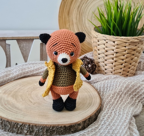 PDF crochet pattern Ferdinand the Fox
