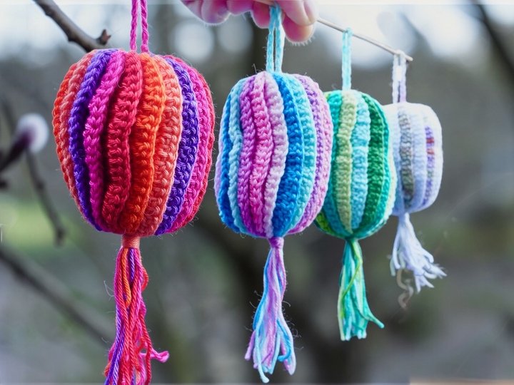 Tawashi Eggs Crochet Pattern