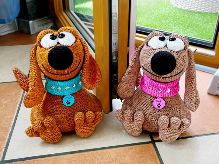 Waldi & Susi Door Stopper Crochet Pattern