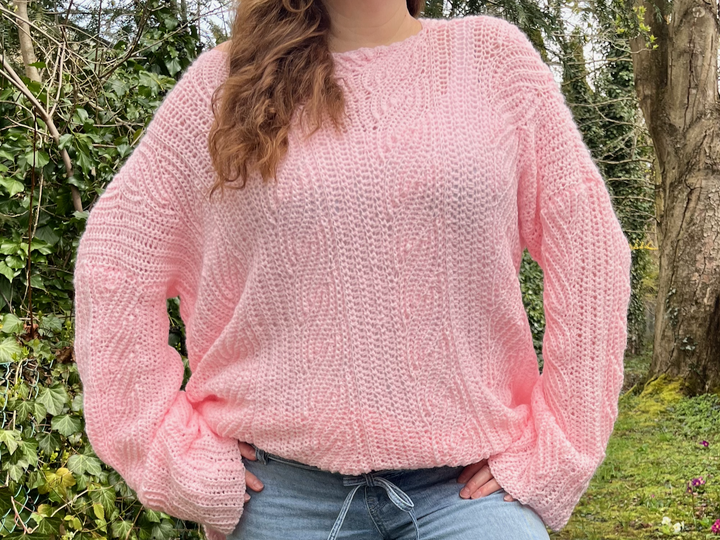 Crochet Pattern Sweater Peony