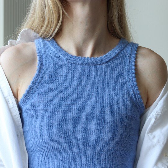 Knitting Pattern PETALINE Top