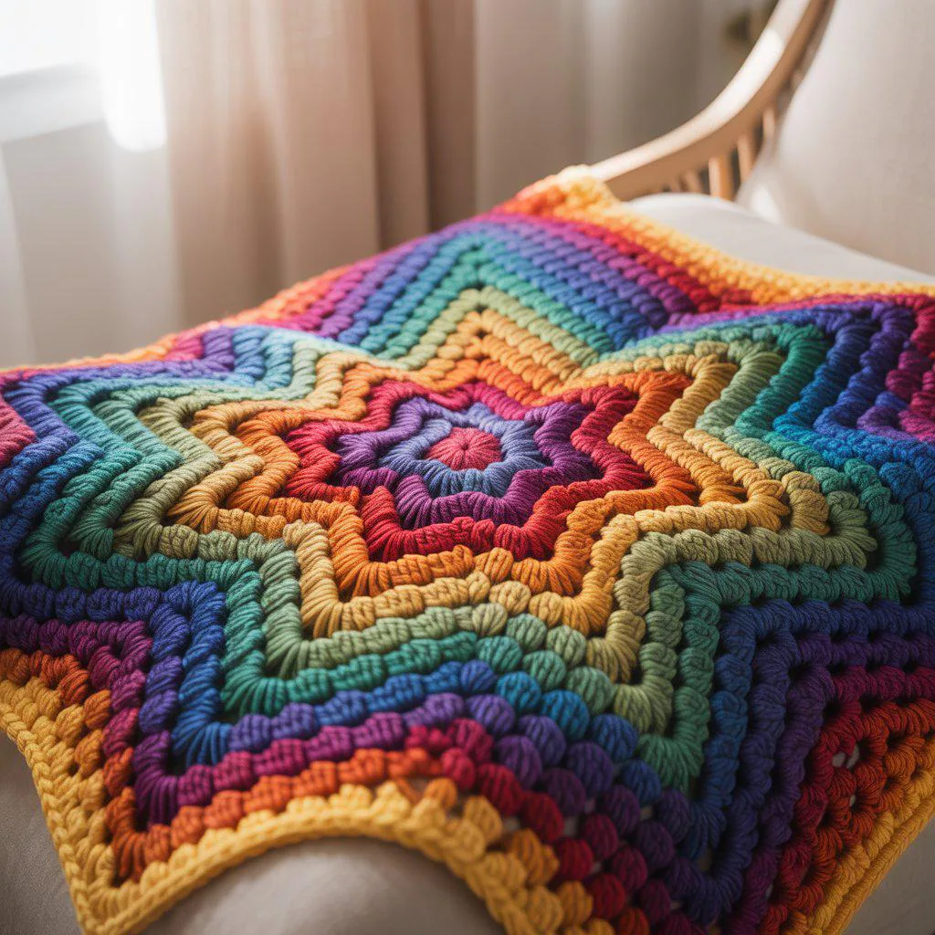 Rainbow Starlight Crochet Pattern