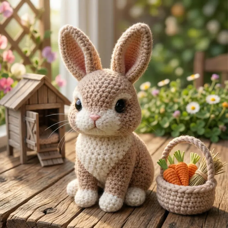 Realistic Easter Bunny Crochet Pattern