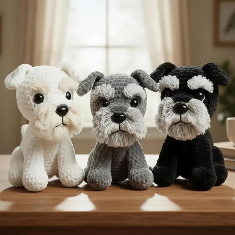 Schnauzer Crochet Pattern