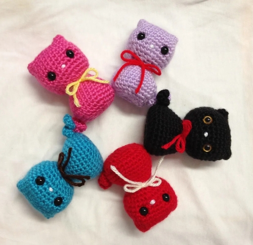 Colorful Kitty Cat Toys