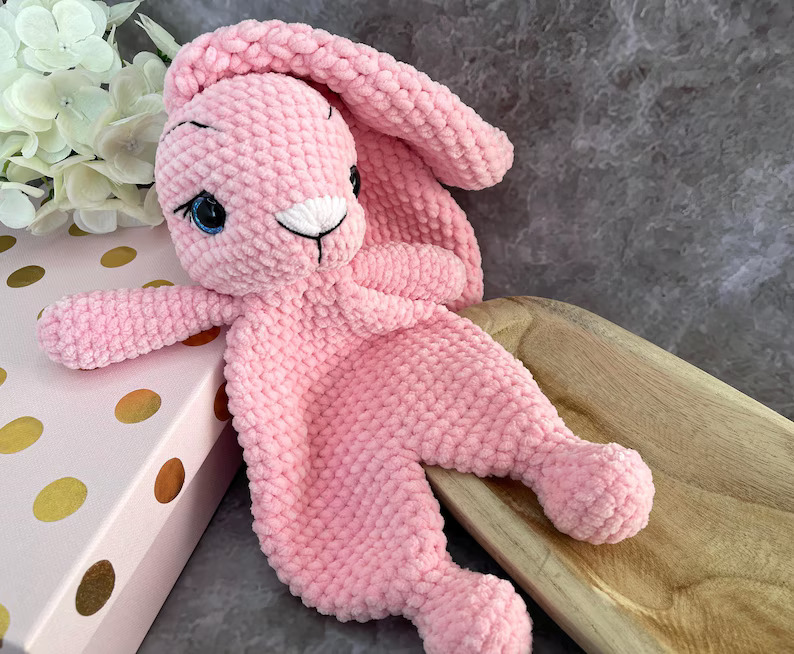 Crochet Bunny Lovey Pattern PDF
