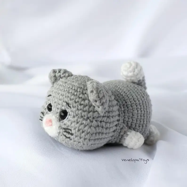 Crochet Cat Amigurumi Pattern Tiny Kitten Crochet