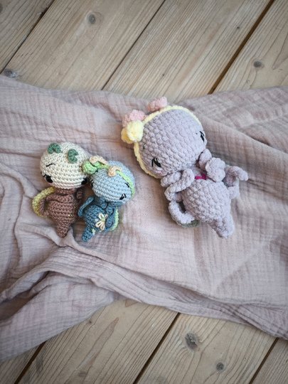 Crochet Pattern Evie Springtime Beetle & Butterfly PDF