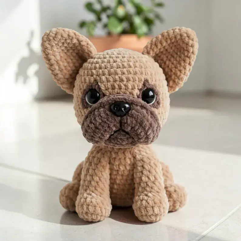 French Bulldog Crochet Pattern Amigurumi Dog