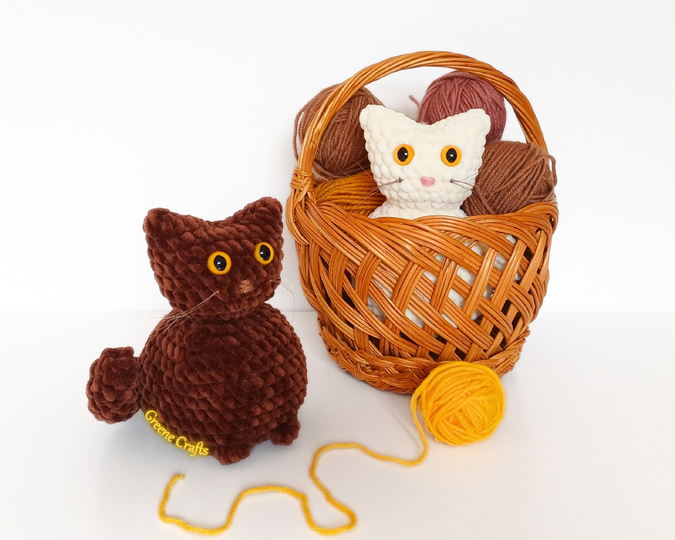 Kitten Plush Toy Crochet Pattern