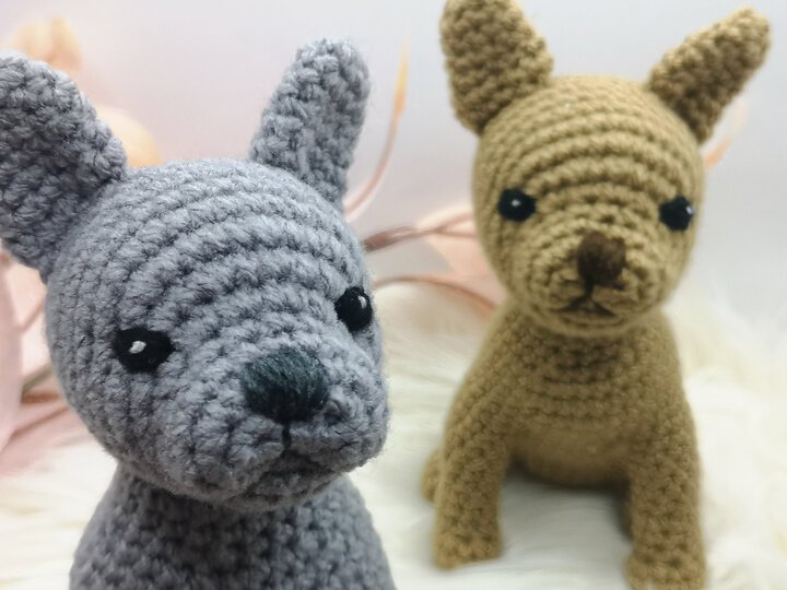 Realistic French Bulldog Crochet Pattern