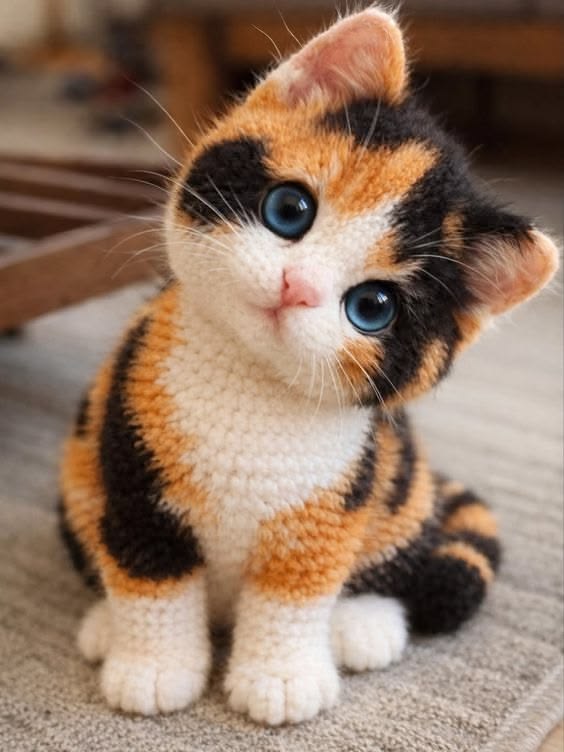 Amigurumi cute cat crochet free pattern