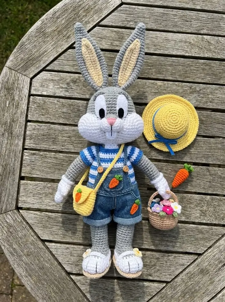 Bugs Bunny Free Crochet Pattern