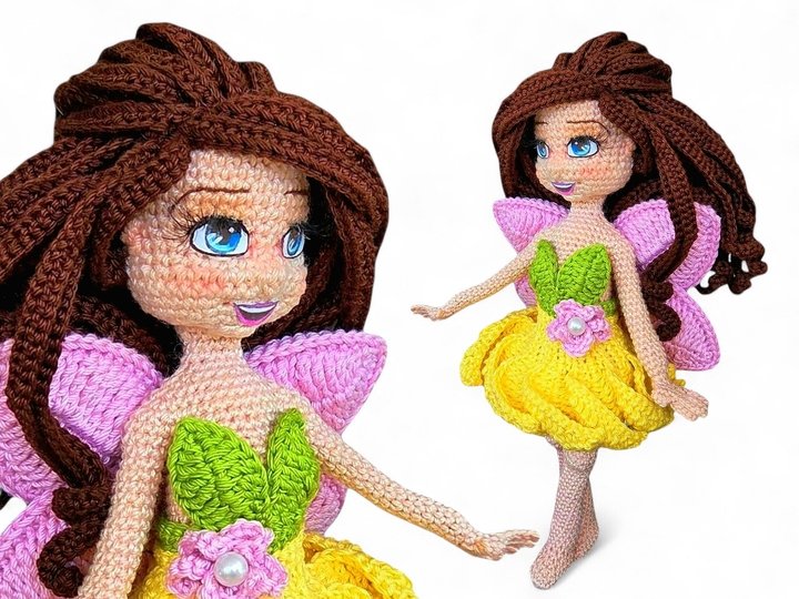 Crochet Pattern Floralyla, the Little Flower Fairy