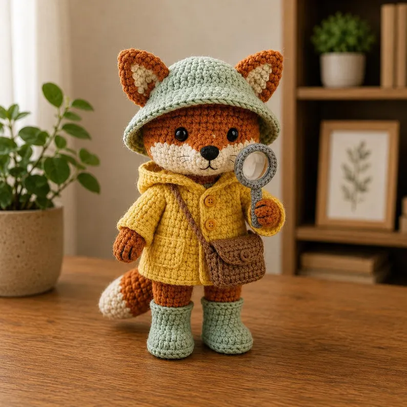Cute Fox Amigurumi Crochet Pattern