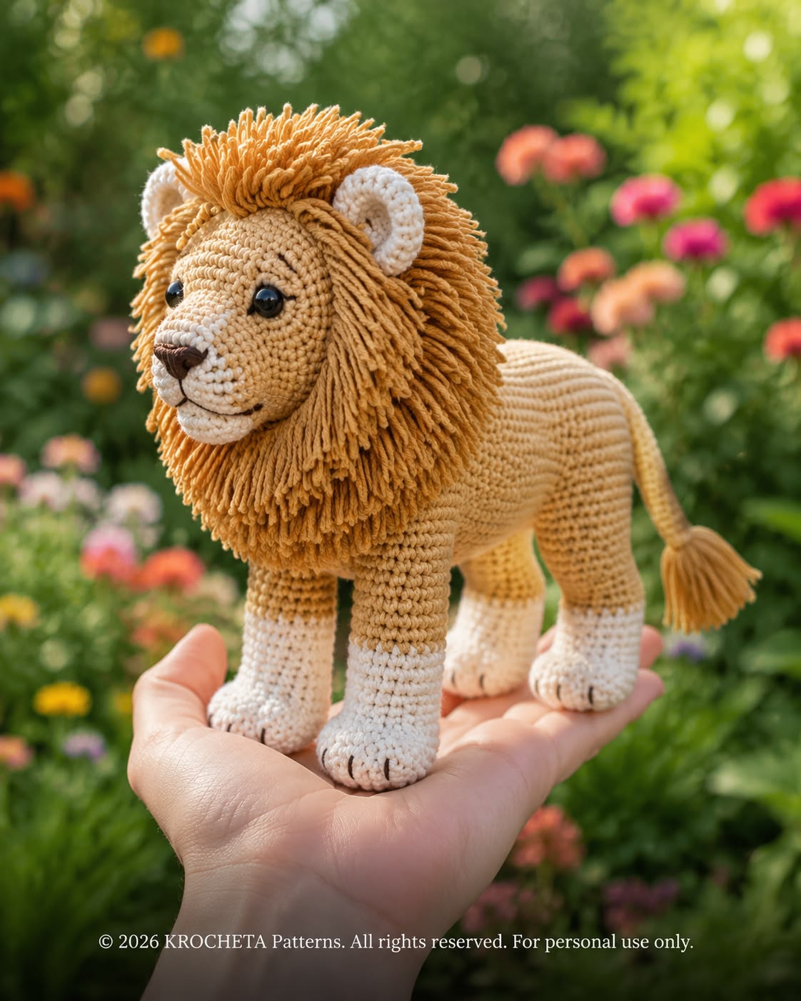Free Luxury Amigurumi Lion Pattern Advanced Crochet Lion Tutorial