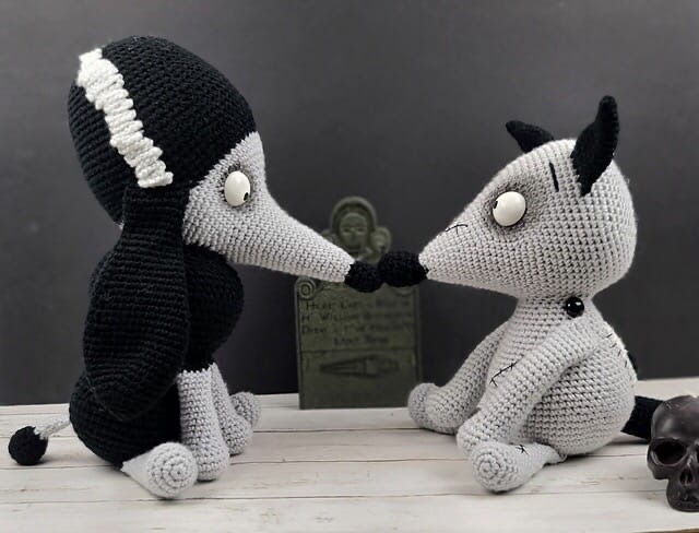 Goth Crochet Dog Pattern