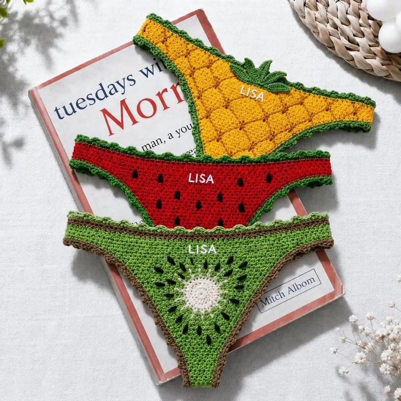 Personalized Crochet Bikini Bookmark