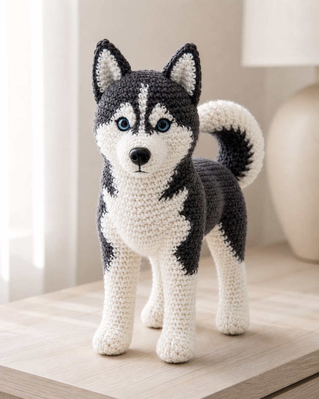 Realistic Siberian Husky Crochet Pattern