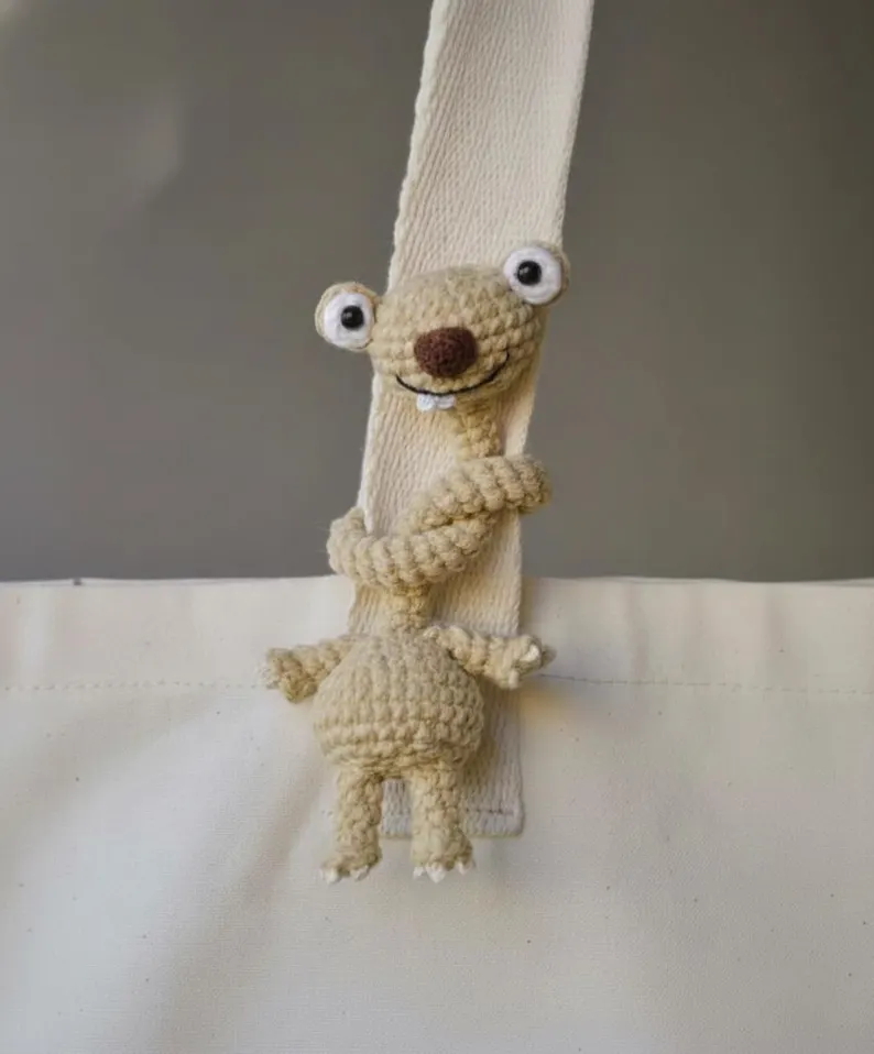 Sid the Sloth Amigurumi, Crochet Sloth