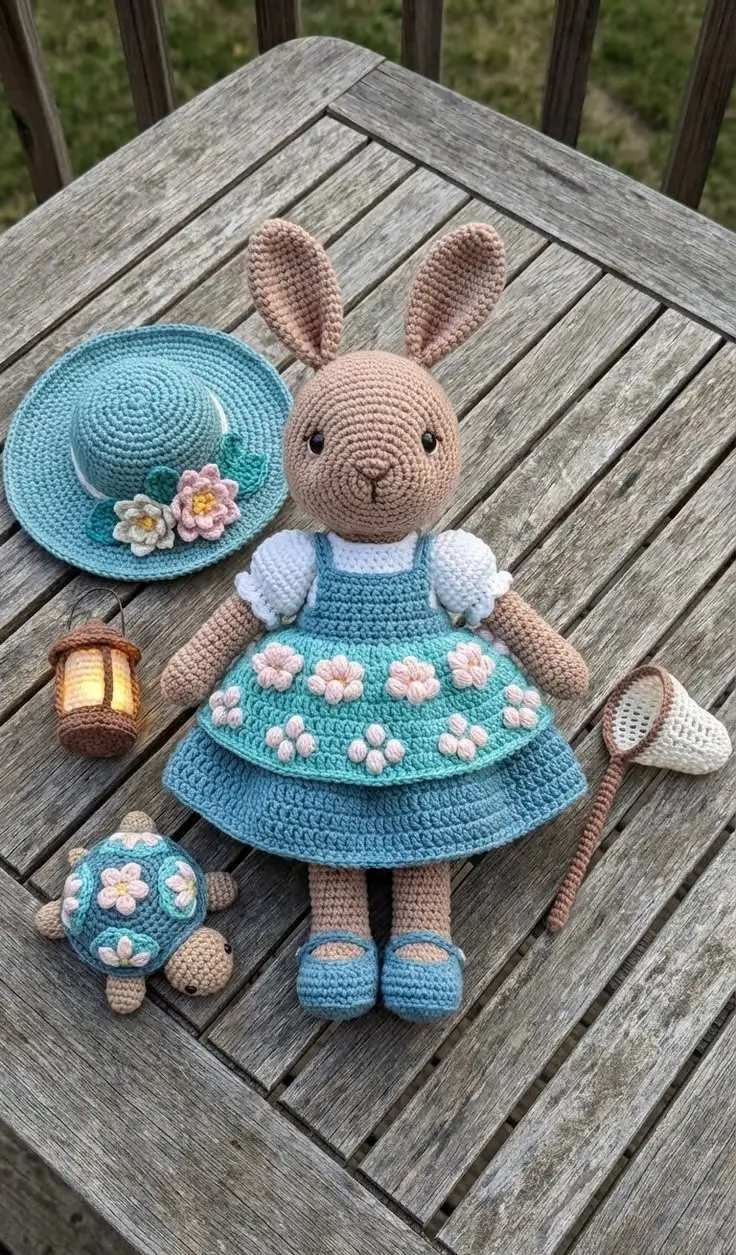 The Water Lily Pond Bunny Crochet