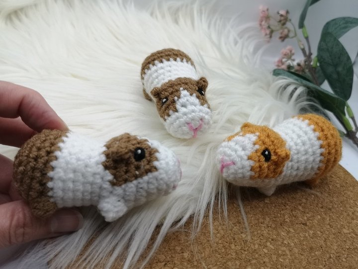 Mini Guinea-Pig no sew crochet pattern
