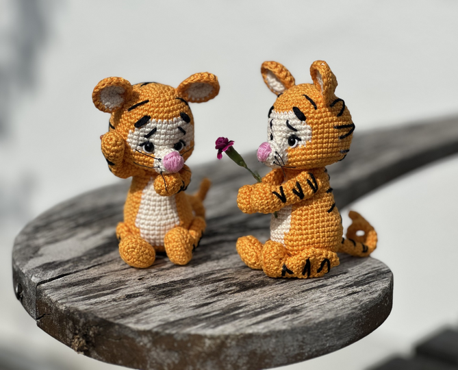 Tiger Crochet Pattern Ralle the Tiger Amigurumi