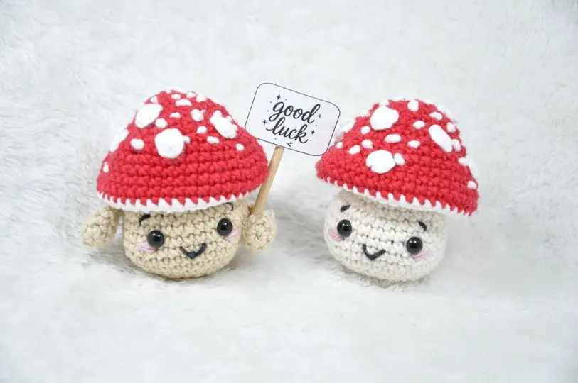 Crochet Pattern Mushroom Little Lucky Charm