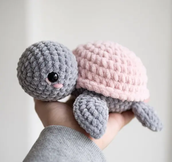 Easy No-Sew Crochet Turtle Pattern Quick Plush Make