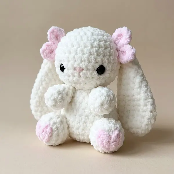 Easy No-Sew Crochet Bunny Pattern A Quick, Squishy Plush