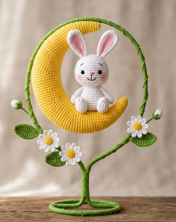 Amigurumi Moon Bunny