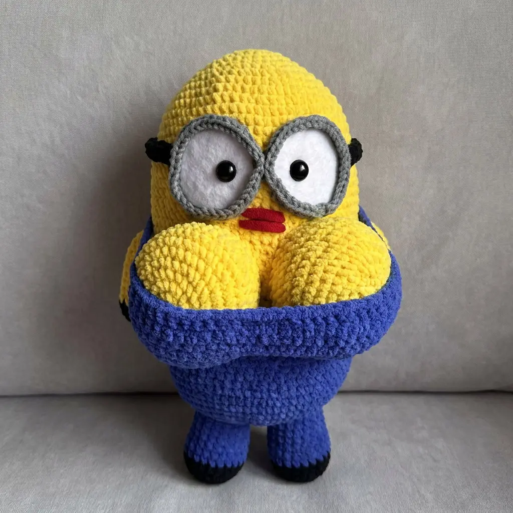 Easy No-Sew Crochet Minion Pattern