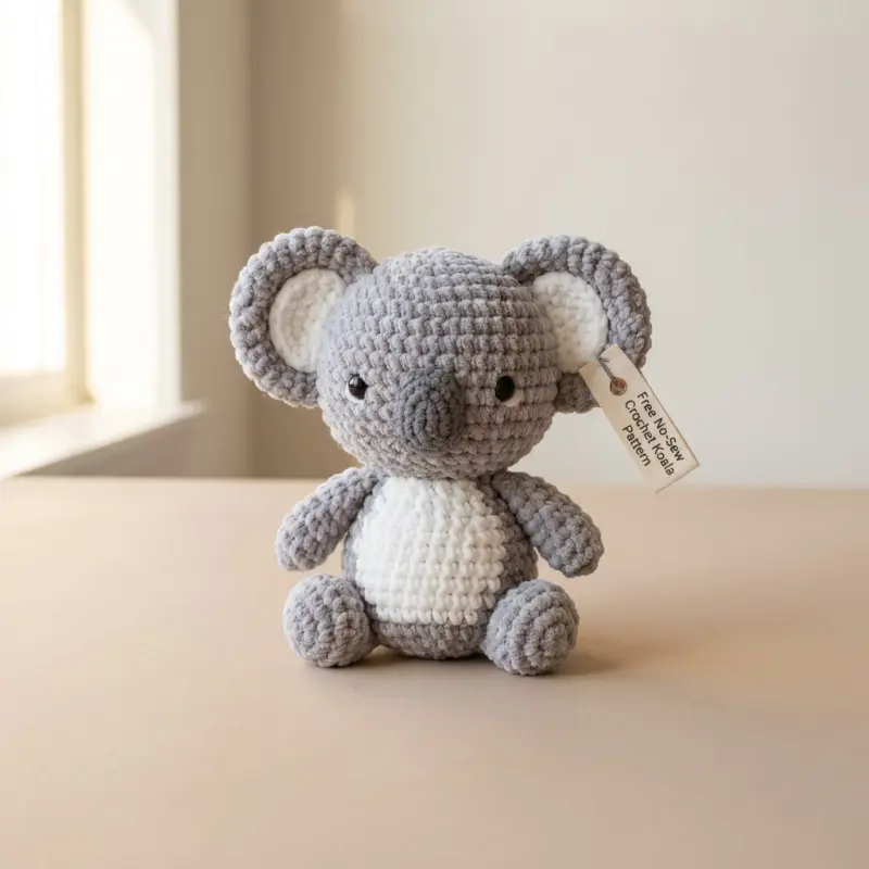Free No-Sew Crochet Koala Pattern