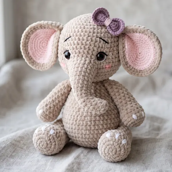 Crocheted Elephant