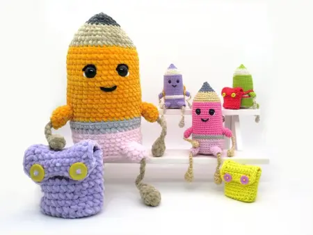 Little Pencil Buddy Crochet Pattern