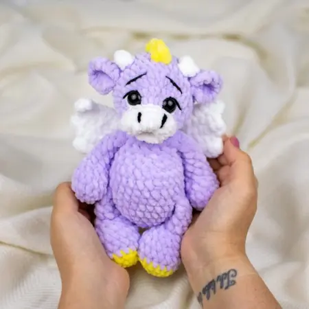 Crochet Pattern Angel and Devil Dragon Amigurumi Dragon