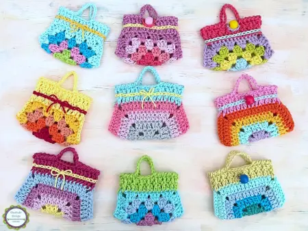 Crochet Pattern Mini Handbag