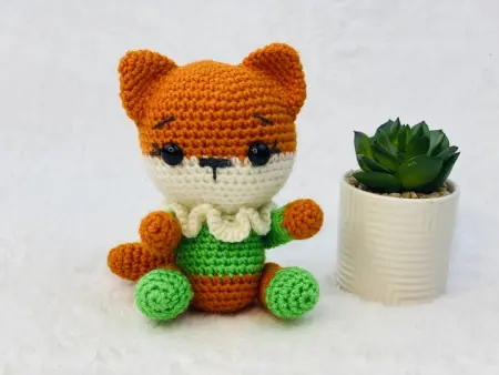 Fox Crochet Pattern, Small Amigurumi Fox Tutorial