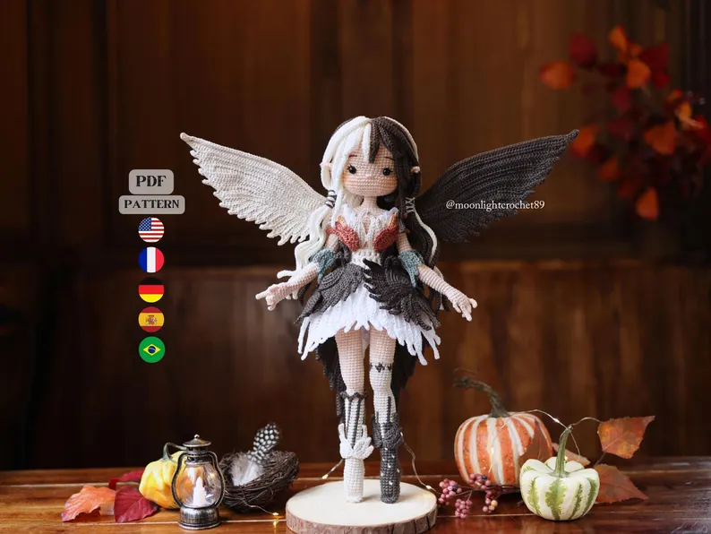 Light Fairy Crochet Doll Pattern – Liora Amigurumi PDF