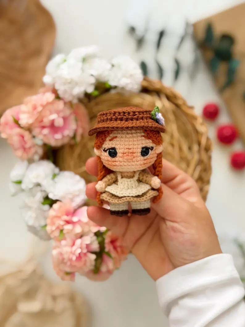 Little Red Haired Girl Amigurumi Crochet Pattern